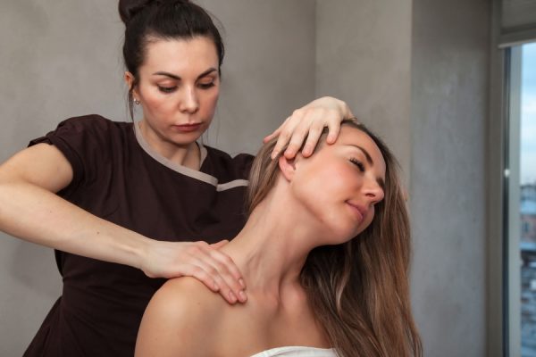 neck massage for tech neck pain